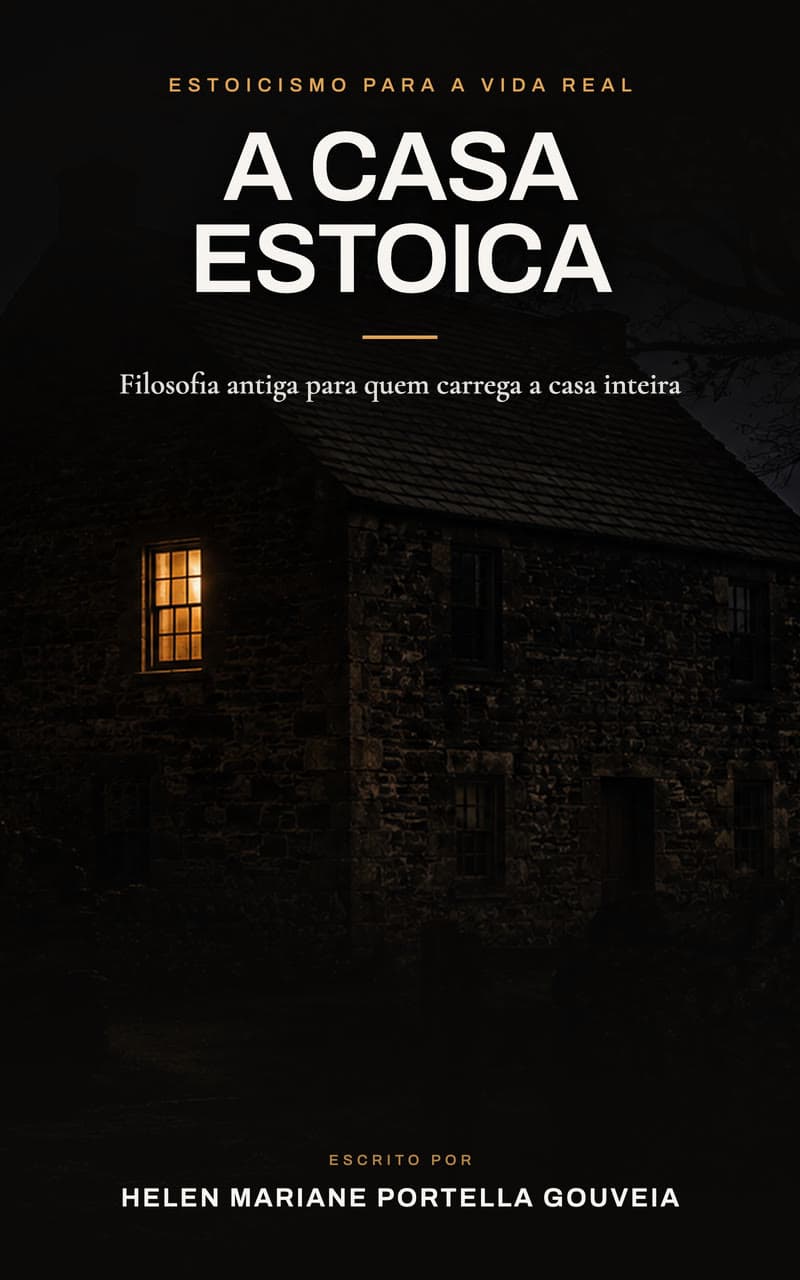 Capa do livro A Casa Estoica, de Helen Mariane Portella Gouveia
